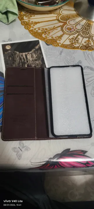 Funda Samsung S24 FE Marrón y negra