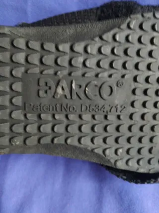 Zapato post-quirúrgico negro