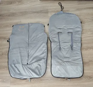 Saco gris reversible para silla de paseo