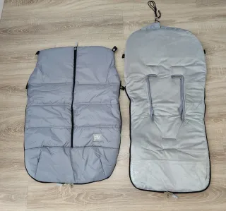 Saco gris reversible para silla de paseo