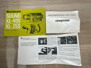 Cinepresa Sankyo Sound XL 40 S Giappone Vintage