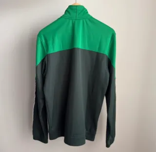 Sudadera Adidas Cremallera Verde y Negra