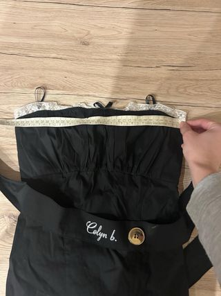 Abito Elisabetta Franchi 2 pezzi nero/beige tg 40