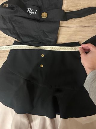 Abito Elisabetta Franchi 2 pezzi nero/beige tg 40