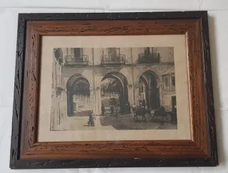 Cuadro de madera y papel