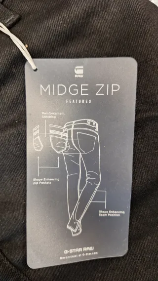 Pantalón Vaquero G-Star Midge Zip Low Waist NUEVO