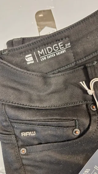 Pantalón Vaquero G-Star Midge Zip Low Waist NUEVO