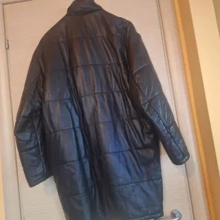 Giacca vera pelle nera