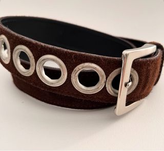 Cinturón Piel Marrón Chocolate