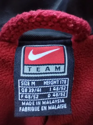 Chaqueta Nike Vintage años 90 Baloncesto Negra