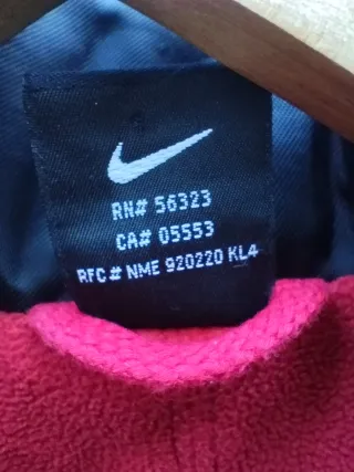 Chaqueta Nike Vintage años 90 Baloncesto Negra