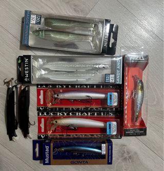 Lotes de señuelos de pesca variados