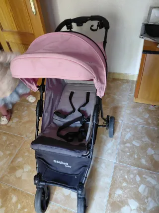 Precio negociable Triciclo y carro para bebé color