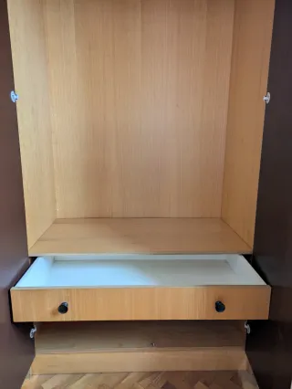 Armario de madera 2 puertas