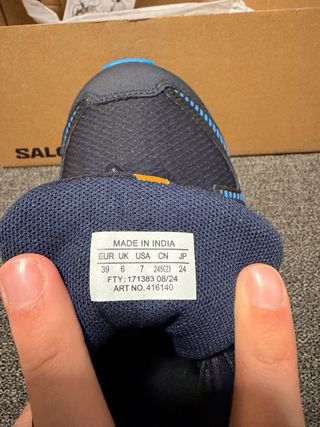 Zapatillas Salomon Talla 39 Azul Naranja
