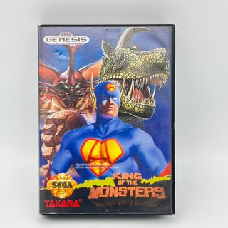 King of the Monsters Sega Genesis Gioco RARO Pal