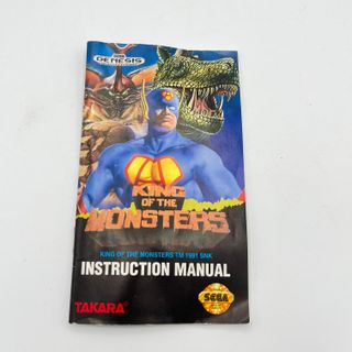 King of the Monsters Sega Genesis Gioco RARO Pal