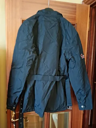 Chaqueta estilo motera ligera  LOTUS negra