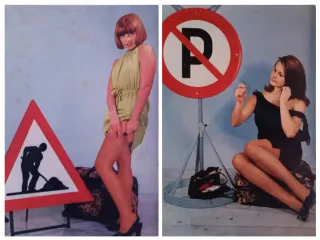 Lotto 10 Cartoline Vintage Donne Fiori