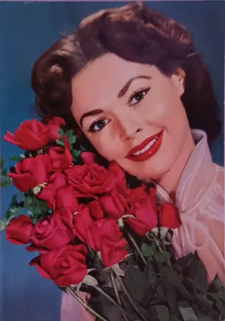 Lotto 10 Cartoline Vintage Donne Fiori