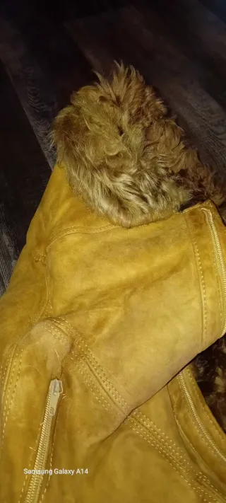 Montone Shearling Uomo Marrone Chiaro Taglia M