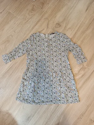 Vestido estampado con bolsillos