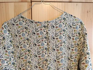 Vestido estampado con bolsillos