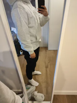 Sudadera Stüssy Gris con Capucha