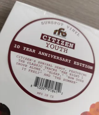 Citizen - Youth - Vinilo 10 Aniversario Naranja