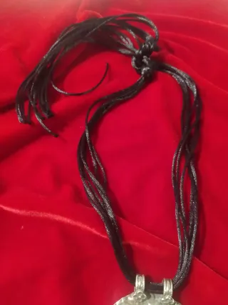 Collar Indio Antiguo Plata Corazón