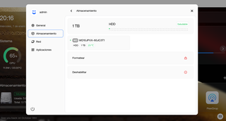 Servidor NAS + HDD 1TB