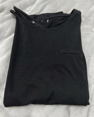 Camiseta manga larga negra