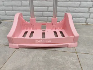 Carro porta mochila rosa