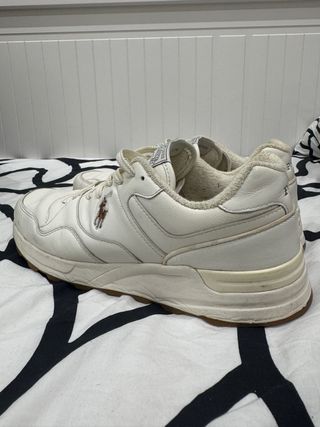 Zapatillas blancas de piel Polo Ralph Lauren