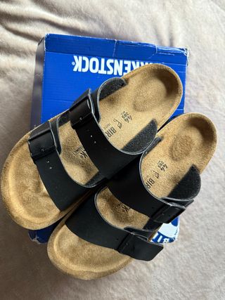 Birkenstock Hombre Talla 44 Negras Nuevas