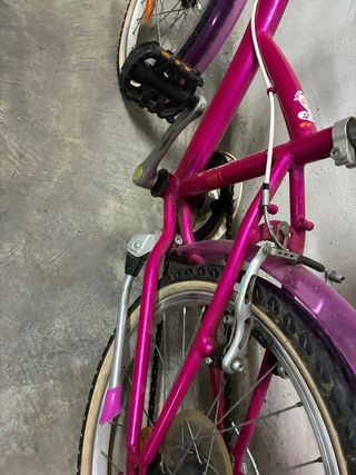 Bicicleta niña rosa
