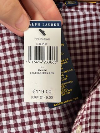 Camisa Polo Ralph Lauren Oxford M