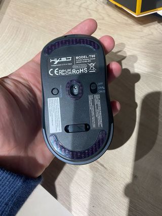 Ratón óptico 3 modos: cable/inalámbrico