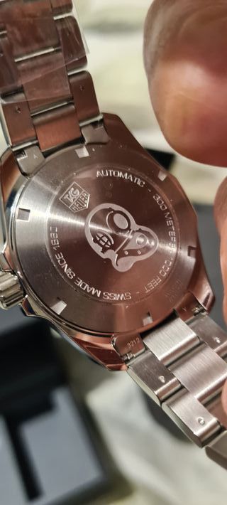 TAG Heuer Aquaracer Automático Plata/Negro