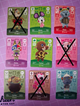 Cartas Amiibo Animal Crossing Serie 3