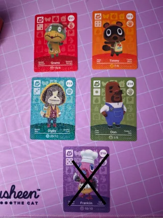 Cartas Amiibo Animal Crossing Serie 3