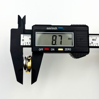 Pendientes Aro Oro Blanco y Amarillo 18K, 7.49gr