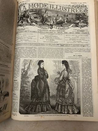 Rari libri moda antichi La Mode Illustrée