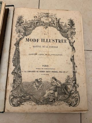 Rari libri moda antichi La Mode Illustrée