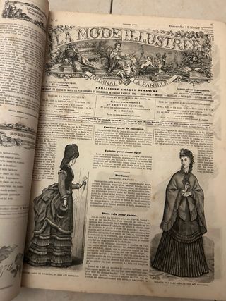 Rari libri moda antichi La Mode Illustrée