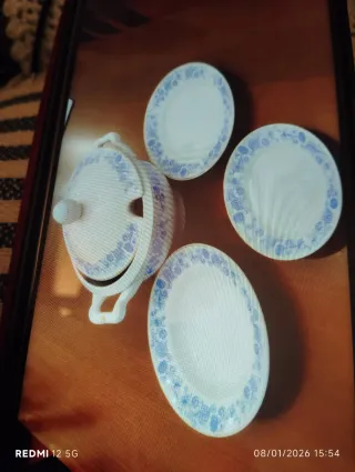 Sopera y platos antiguos,ver precios