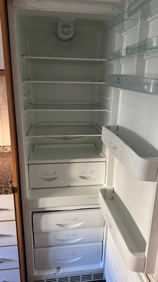 Nevera Frigorífico Combi Blanca