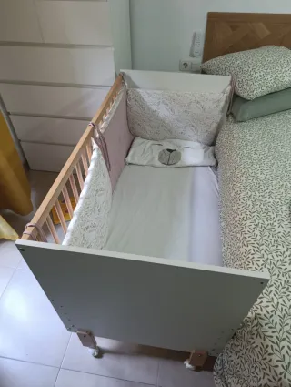 Cuna colecho Umami 3x1 + colchón.