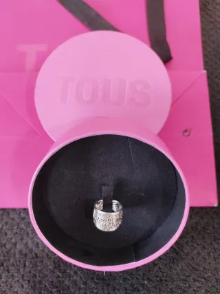 Anillo TOUS Calado Plata. Original