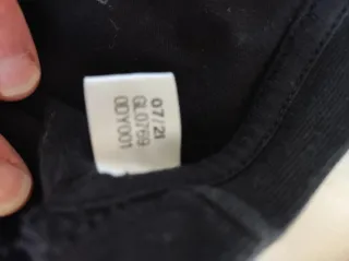 Camiseta Adidas Negra Talla S